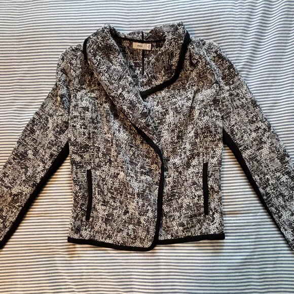 Vince Cardigan Jacket, Open Front Boucle Women’s Size 6 - Picture 2 of 6